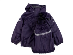 Mikk-line nightshade rain set pants and jacket with fleece lining  